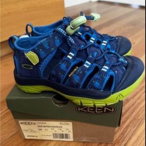 Keen Blue Depths/chartreuse Size 11